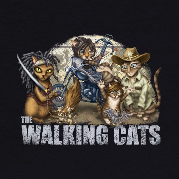 The Walking Cats by GeekyPet